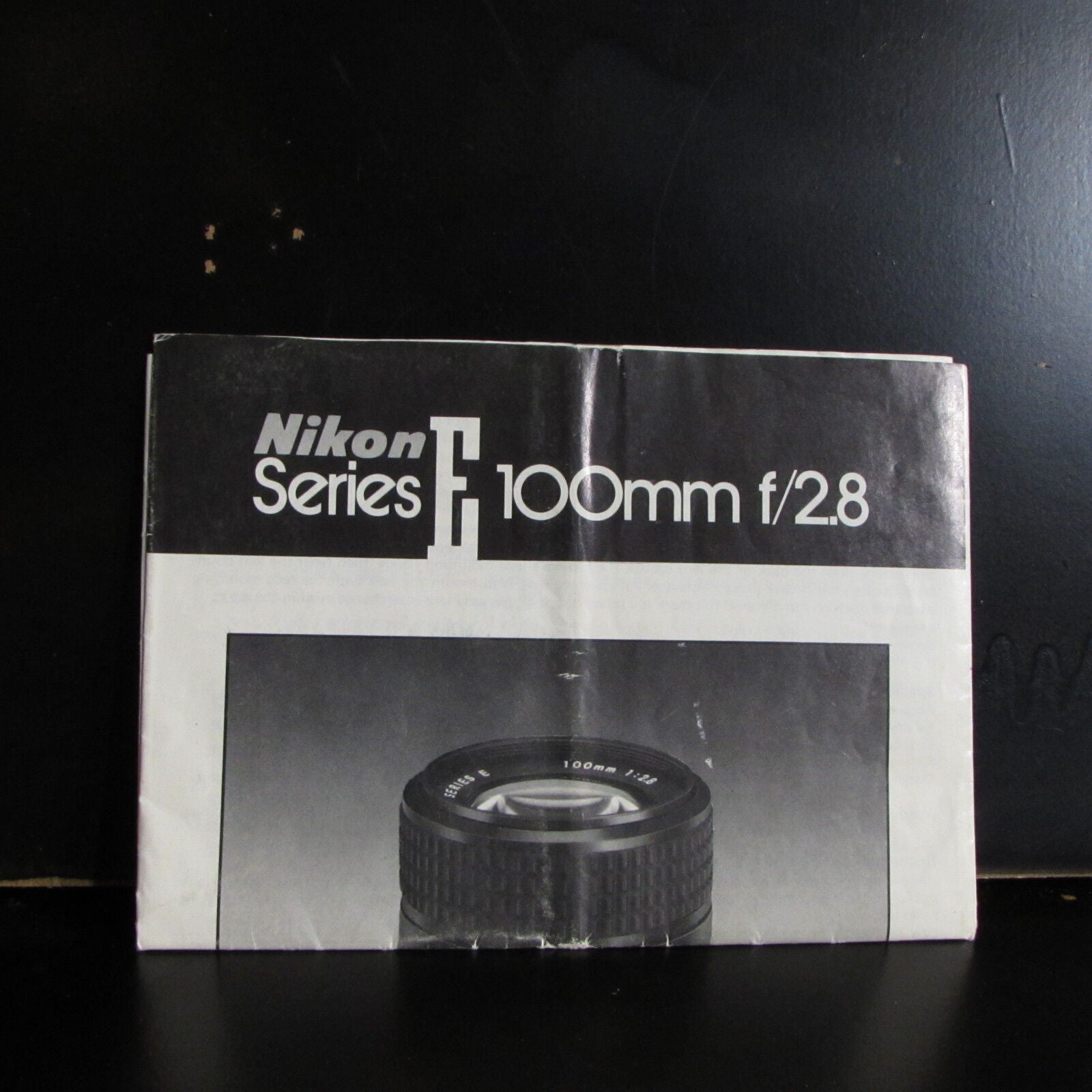 Used Nikon Series E 100mm f/2.8 Lens Owner Guide User Manual O402053
