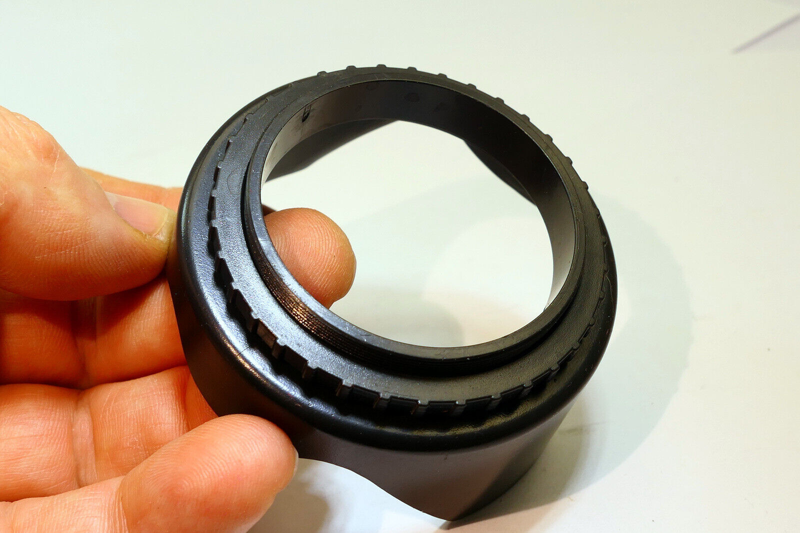 49mm Lens Hood Plastic screw in threaded for normal lenses flower petal shaped