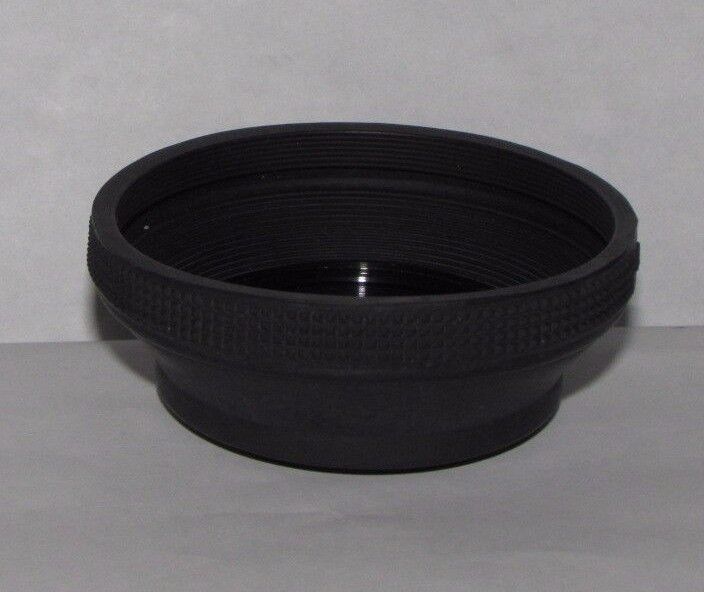 49mm Collapsible Rubber Lens Hood for normal 50mm f1.7 f1.8 lenses
