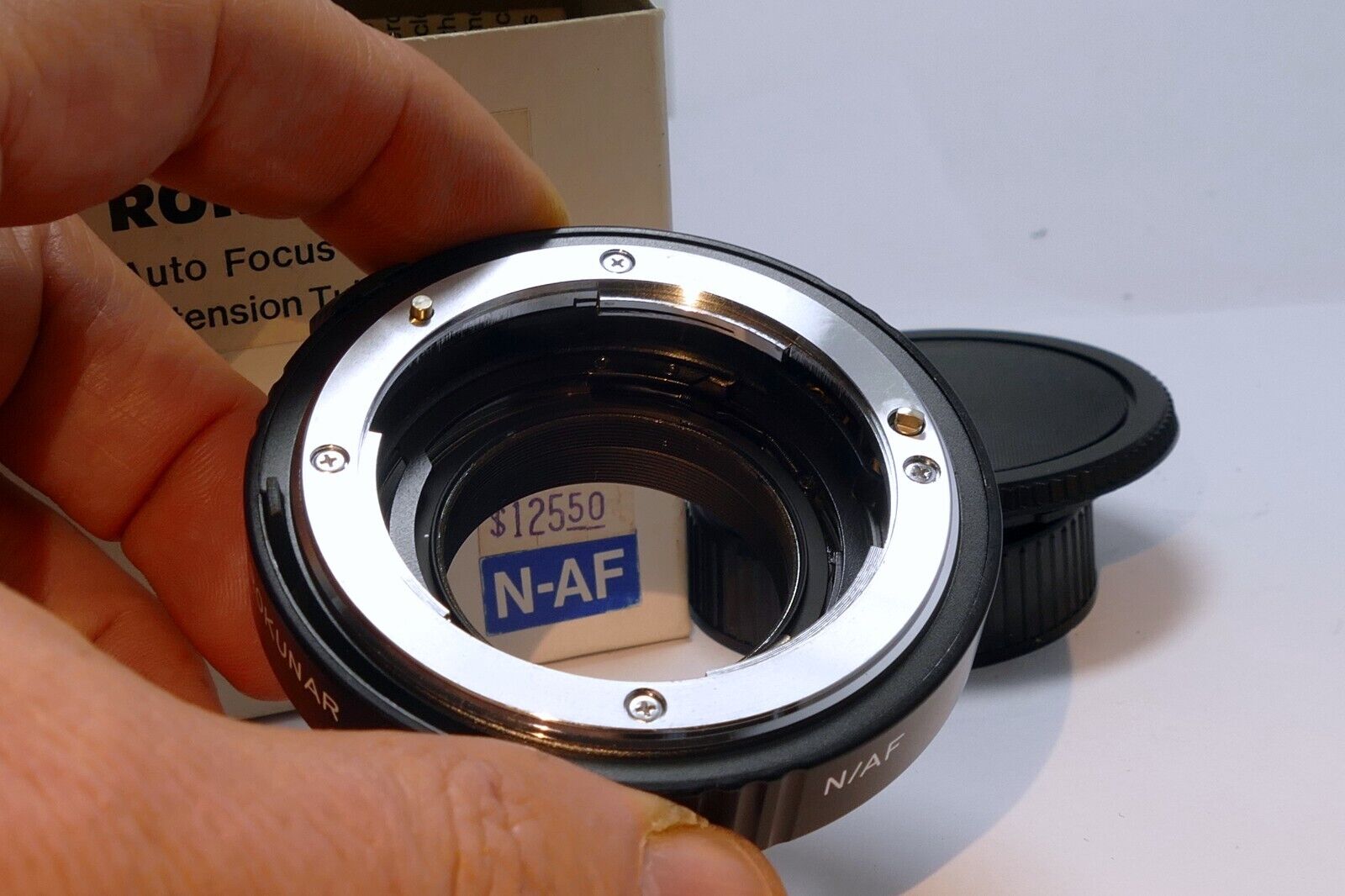 Rokunar Tube 12mm macro lens for Nikon F  Auto Focus N/ AF