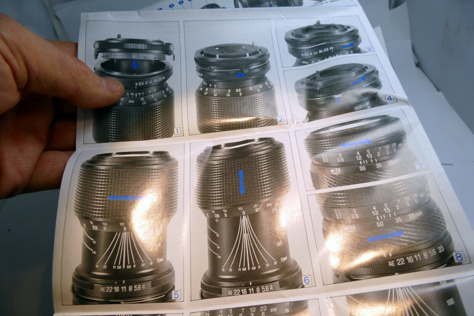 Tamron 70-210mm f4-5.6 28-70mm f3.5-4.5 Lens Instruction Manual Guide  Adaptall