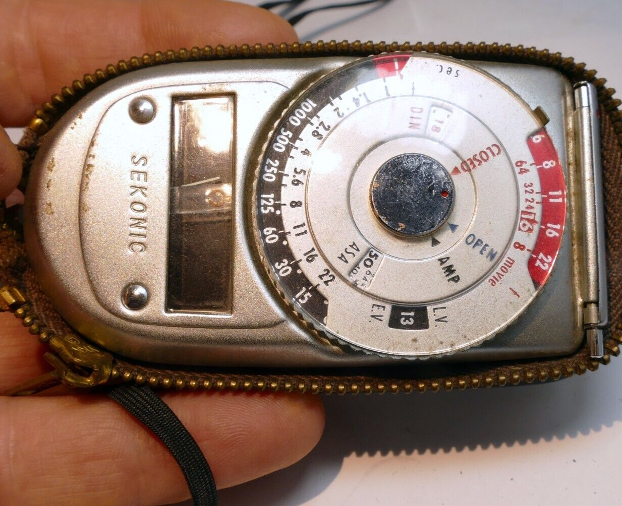 Sekonic Auto Leader model 38 K1  Light Meter Made In Germany - tested works