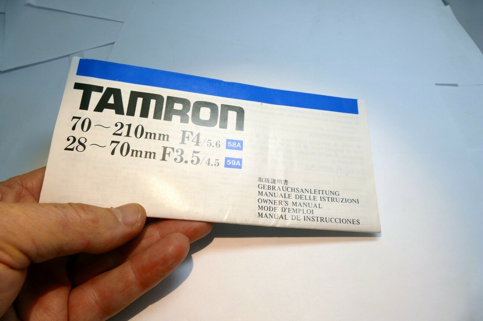 Tamron 70-210mm f4-5.6 28-70mm f3.5-4.5 Lens Instruction Manual Guide  Adaptall