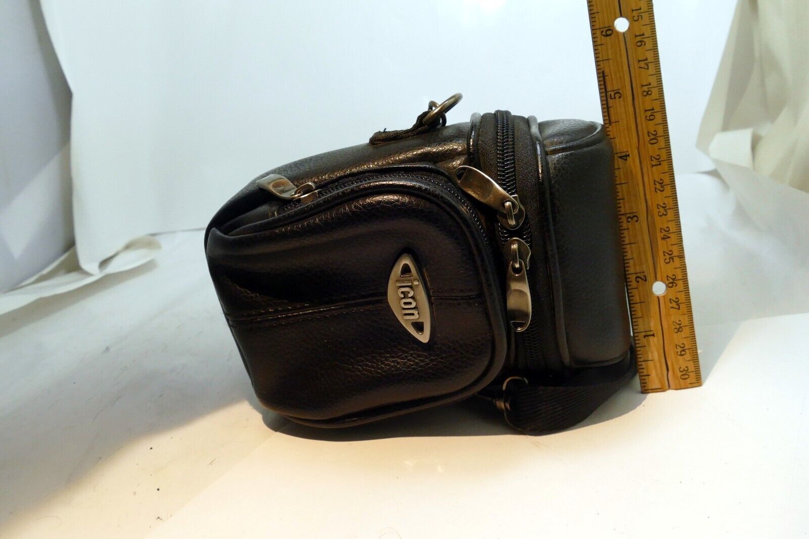 Zeiss Ikon CAMERA CASE with shoulder strap faux leather vintage 4X6" Genuine OEM