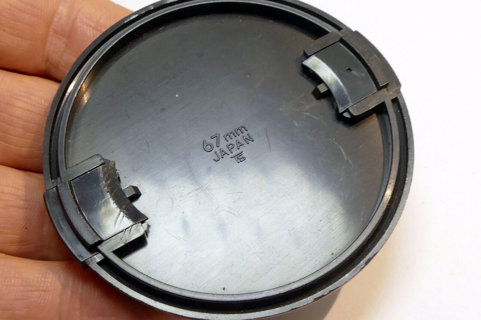 Toto Optics 67mm Plastic Front Lens Cap snap on type vintage