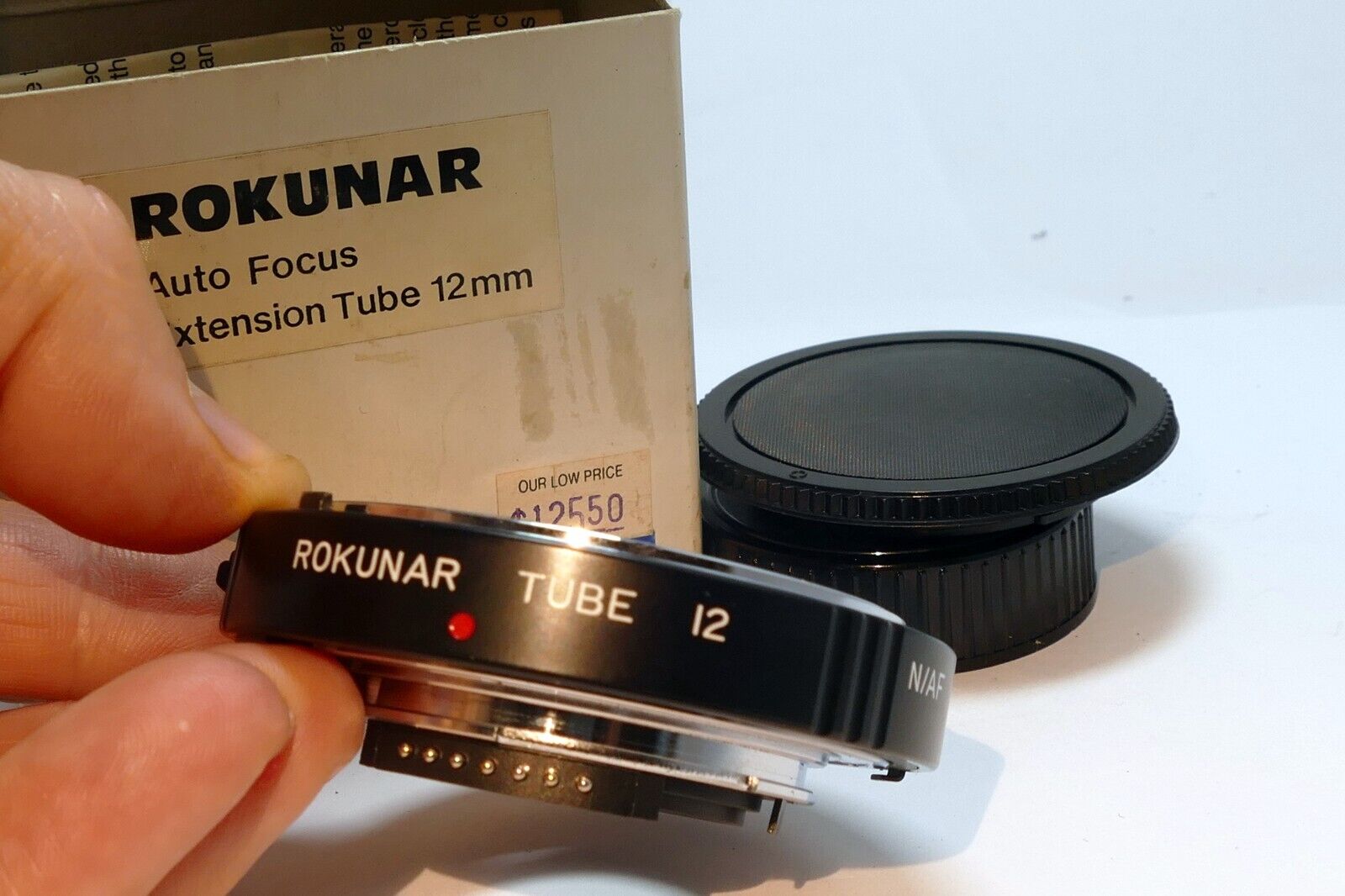 Rokunar Tube 12mm macro lens for Nikon F  Auto Focus N/ AF