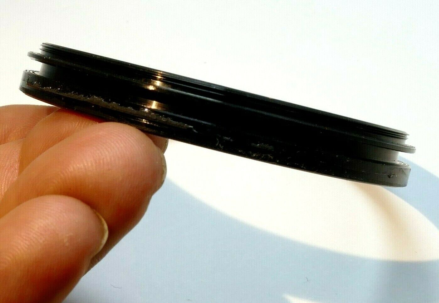 Metal ring 72mm for rubber lens hood (ring only double threaded)