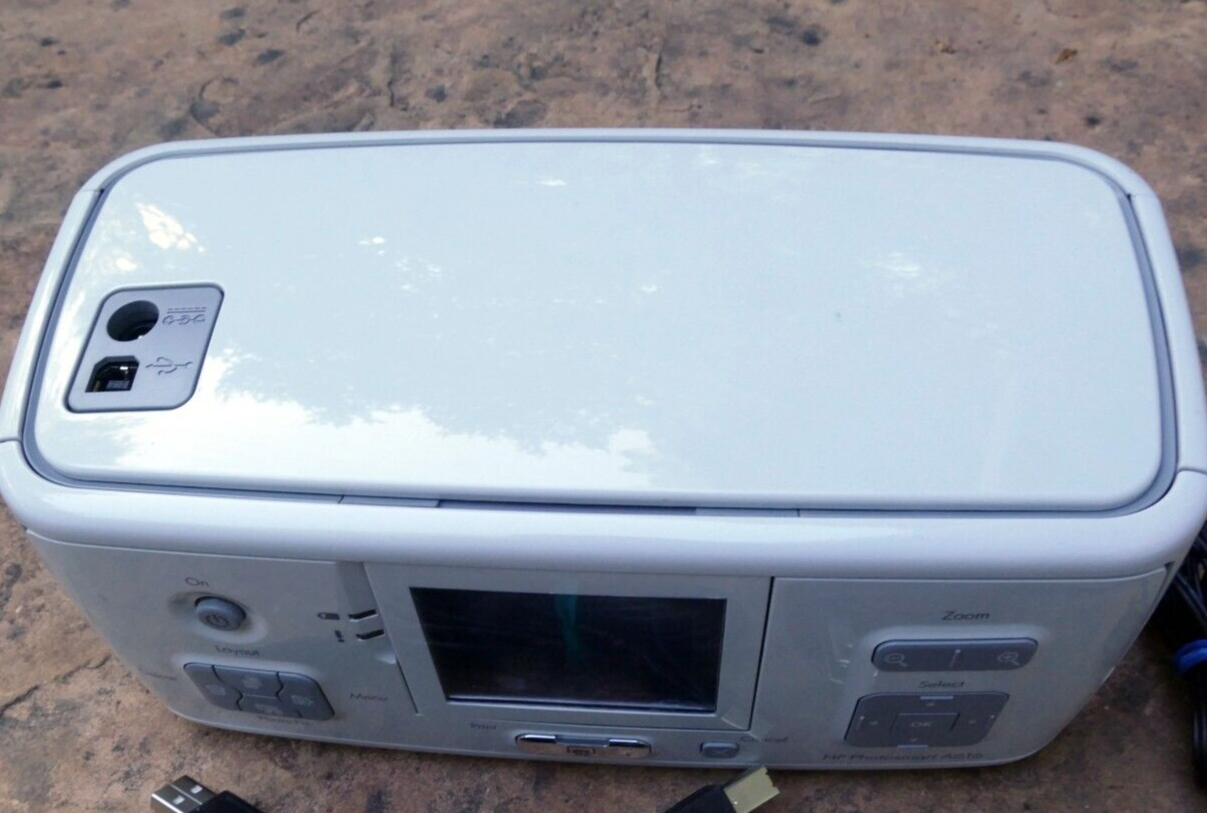 HP Photosmart A616 Digital Photo Inkjet Printer - AS IS - PARTS, missing charger