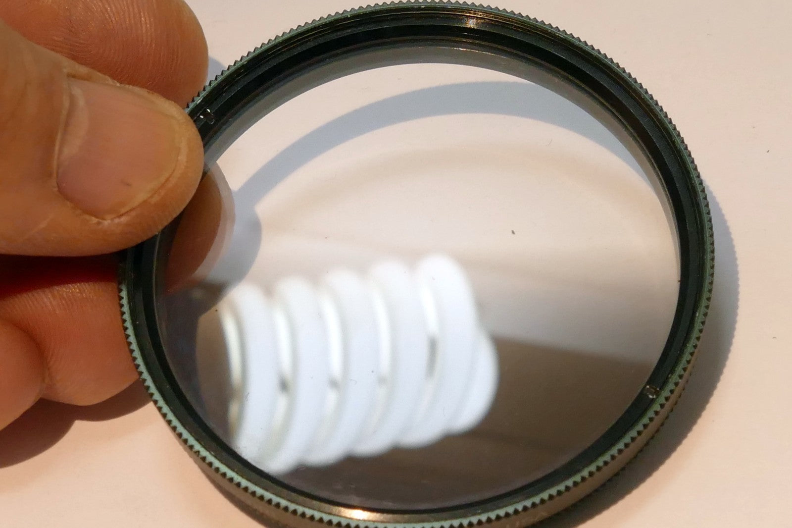 Tiffen 58mm Clear / ND 0.6 graduated Filter USA half frame neutral density