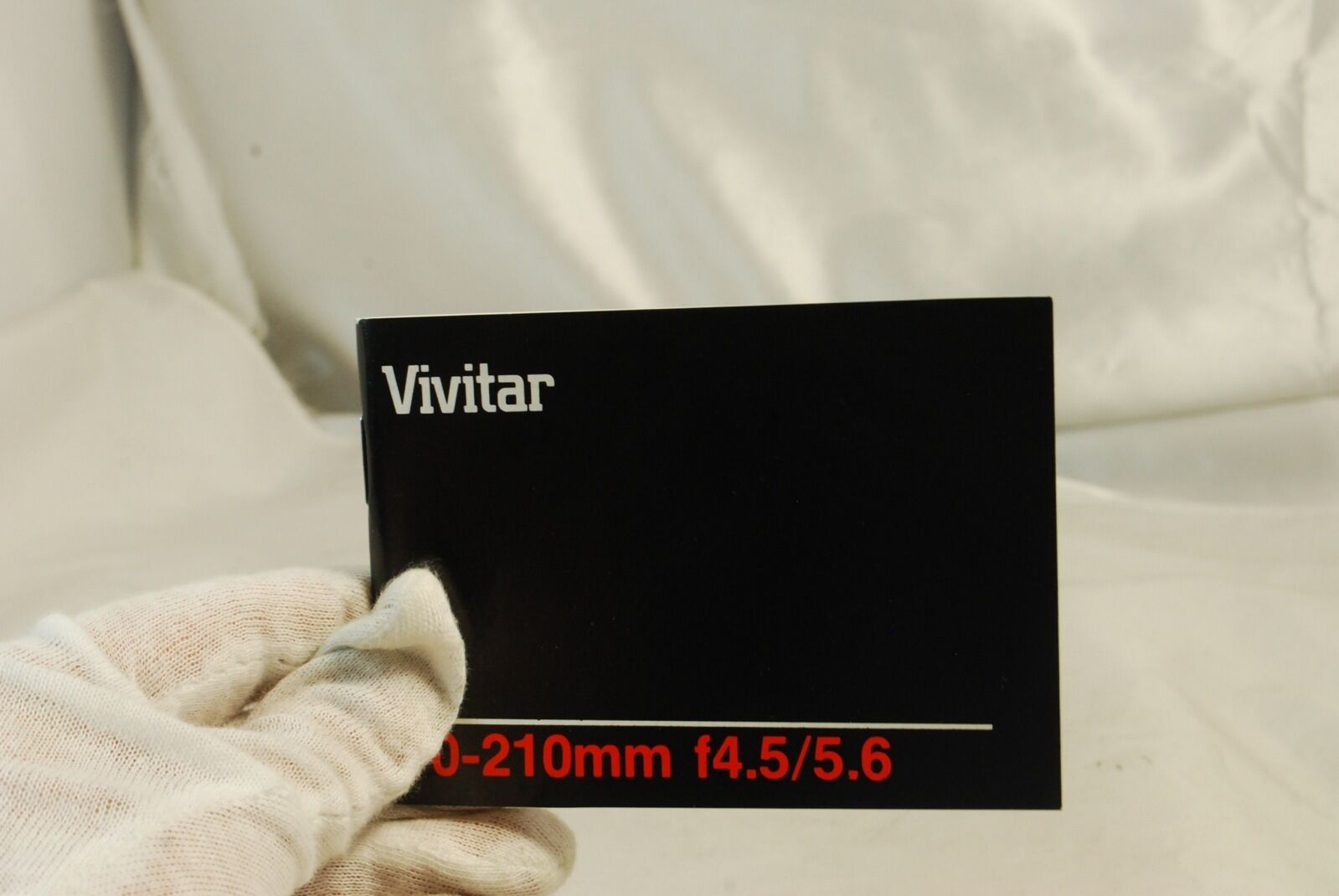 Vivitar 80-210mm f4.5/-5.6 Lens Manual Guide and warranty 6102086