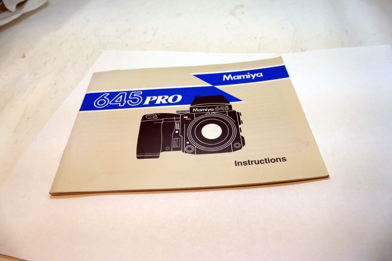 Mamiya 645 PRO motor drive  Instruction Manual Guide