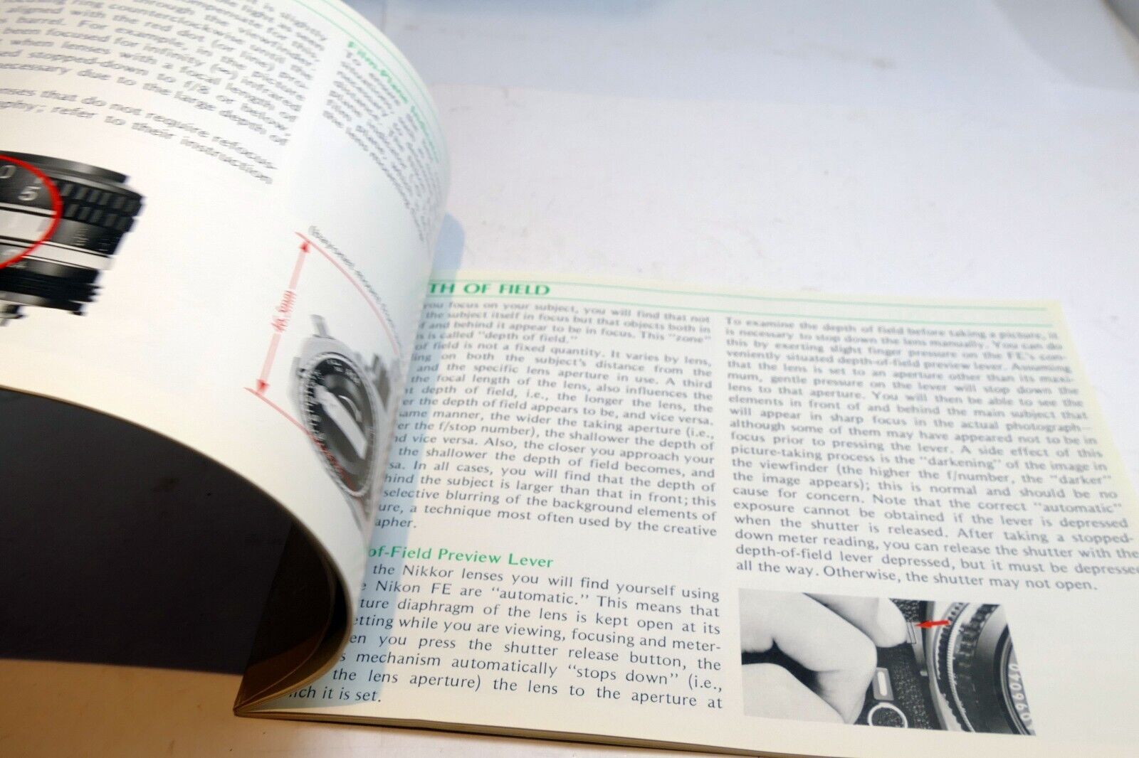 Nikon FE camera Instructions manual Guide Book vintage genuine