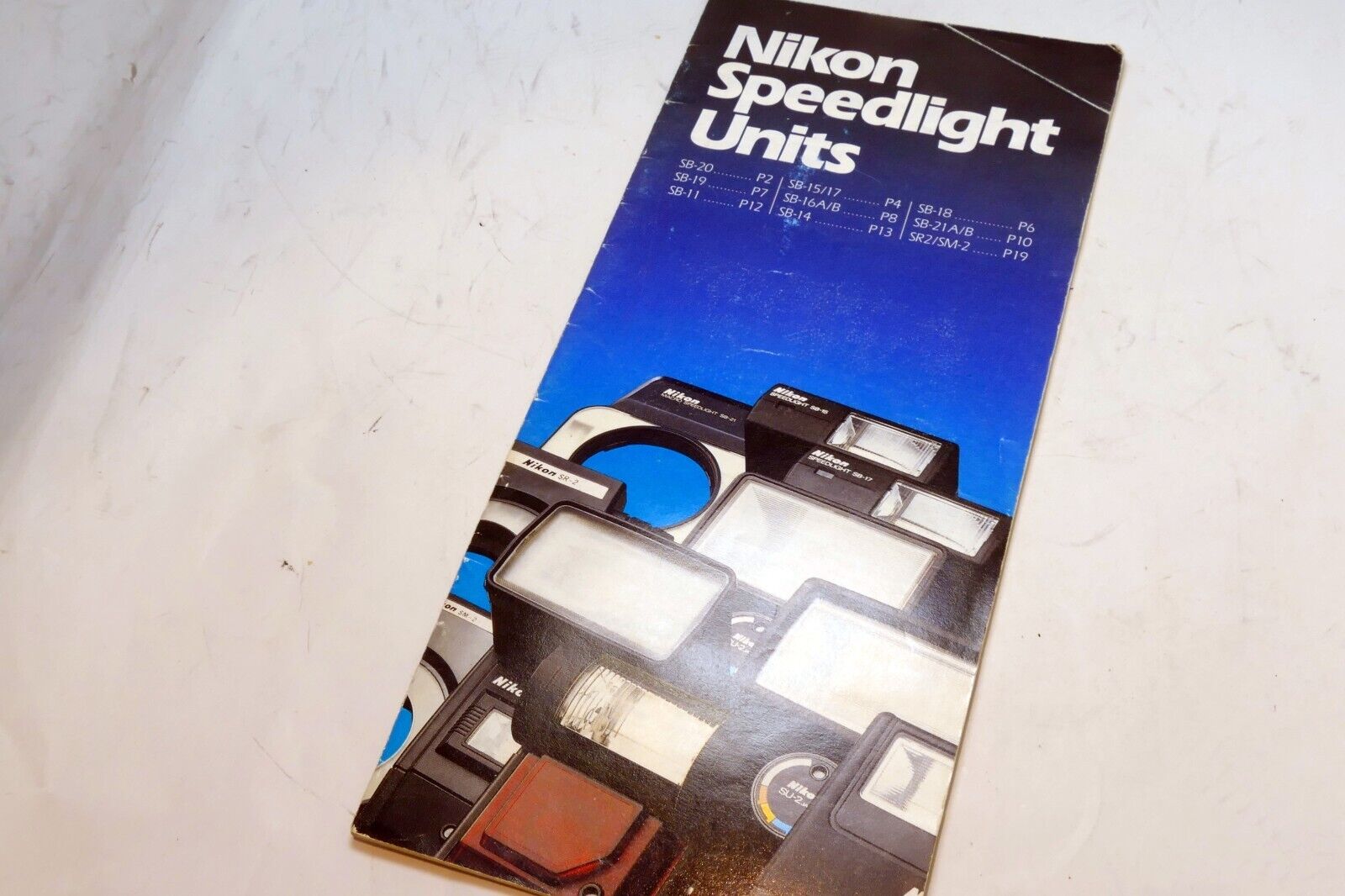 Nikon SB Speedlight Unit Brochure List SB-20 19 17 11 15 16A 14 18 21 flash