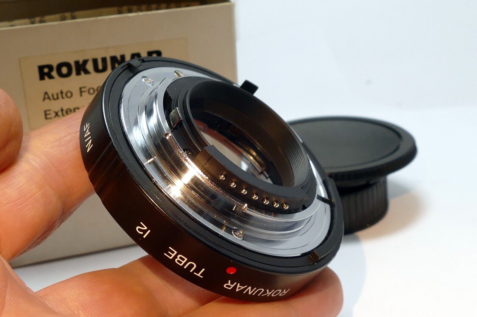 Rokunar Tube 12mm macro lens for Nikon F  Auto Focus N/ AF