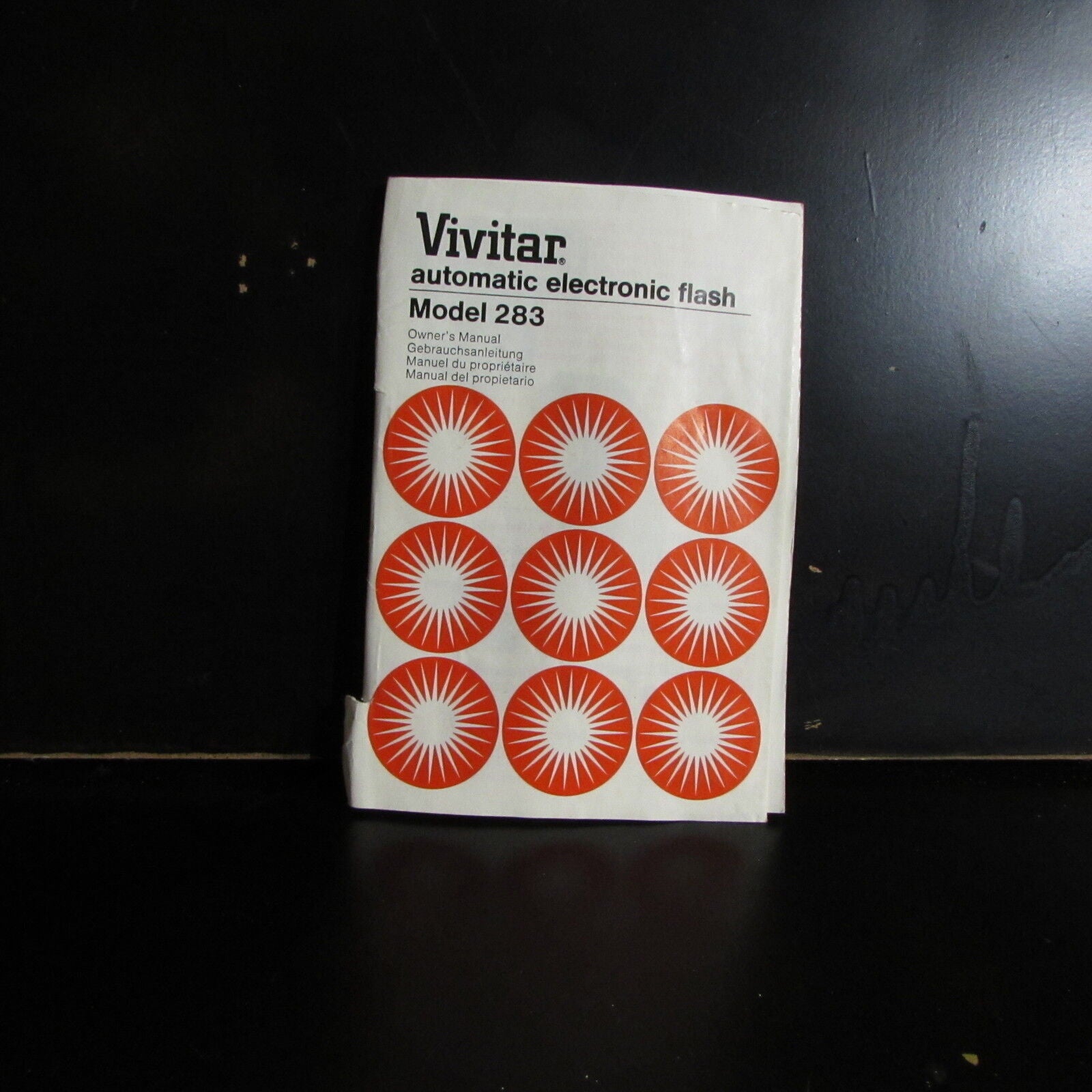 Vivitar Automatic Electronic Flash Model 283 Owner Guide  Manual O402020
