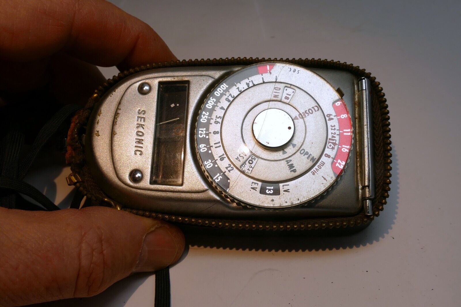 Sekonic Auto Leader model 38 K1  Light Meter Made In Germany - tested works