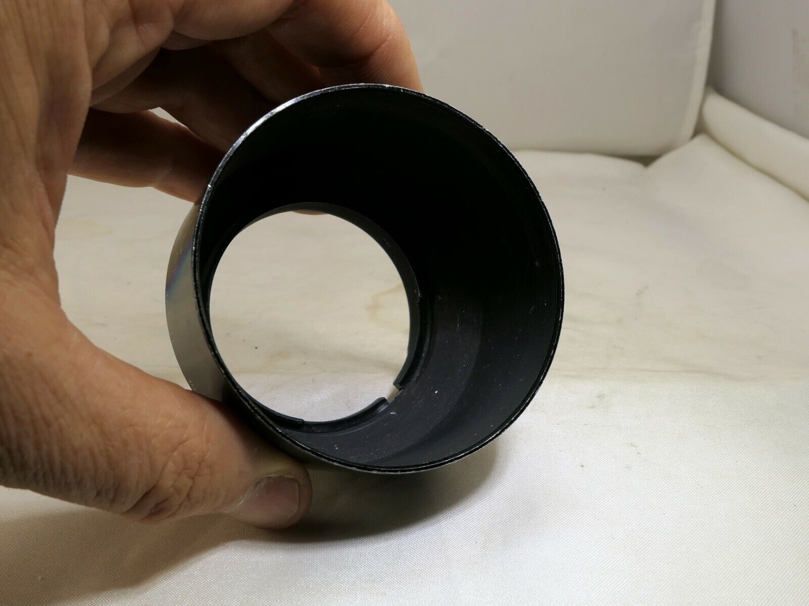Nikon HS-4 Hood Shade Metal clip on for 135mm f3.5 85mm f2.0 Ai Ai-s Nikkor OEM