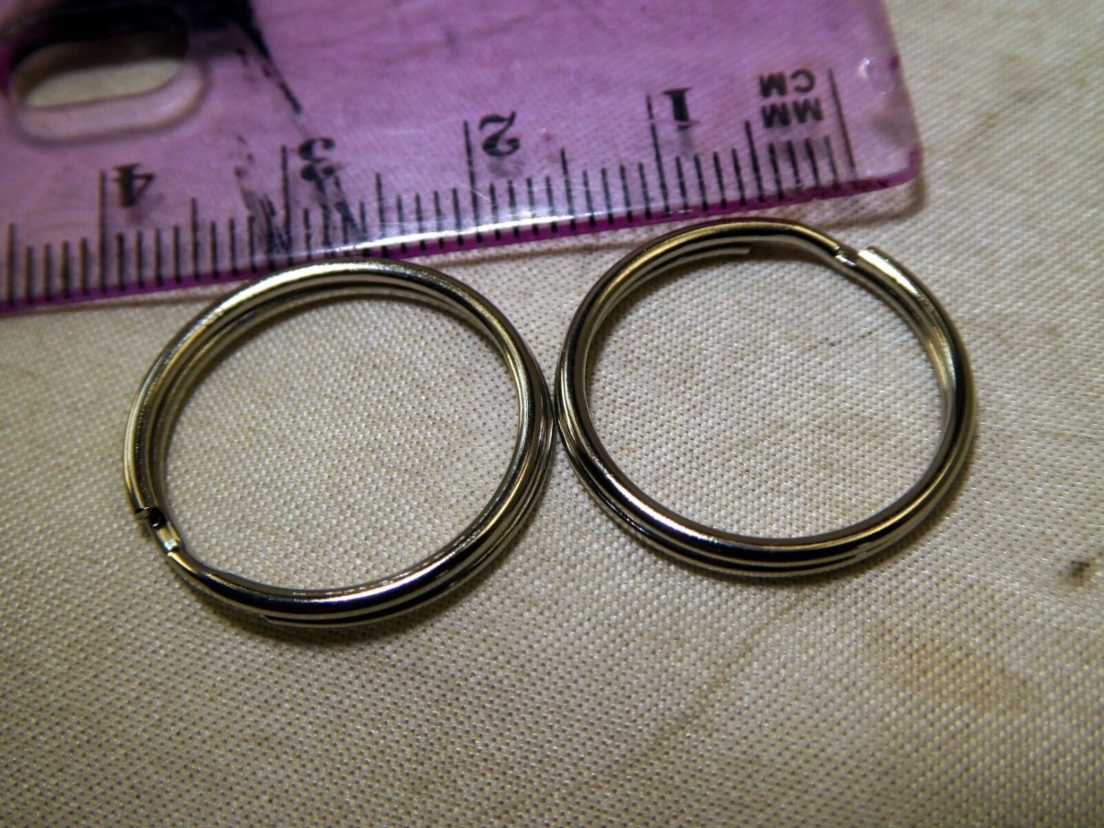 2cm 20mm Lug Connector Metal Split O-Rings hoop ring for camera shoulder strap