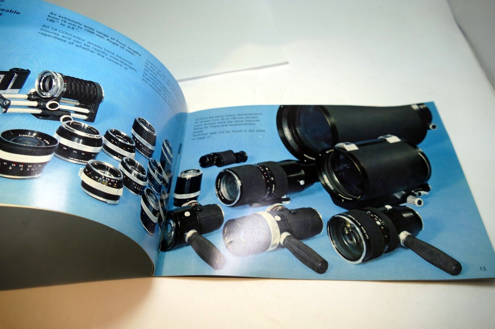Sales Brochure Zeiss Ikon Contarex 35mm - Professional P Super S SE - guide
