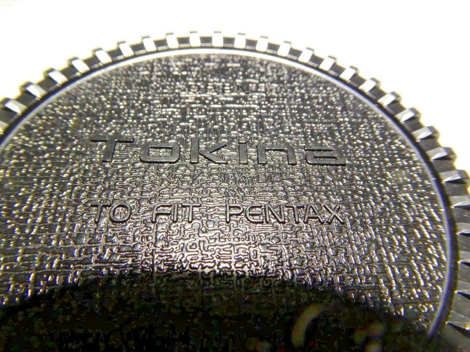 Tokina RMC Rear Lens Cap for Pentax K PK KR Lenses