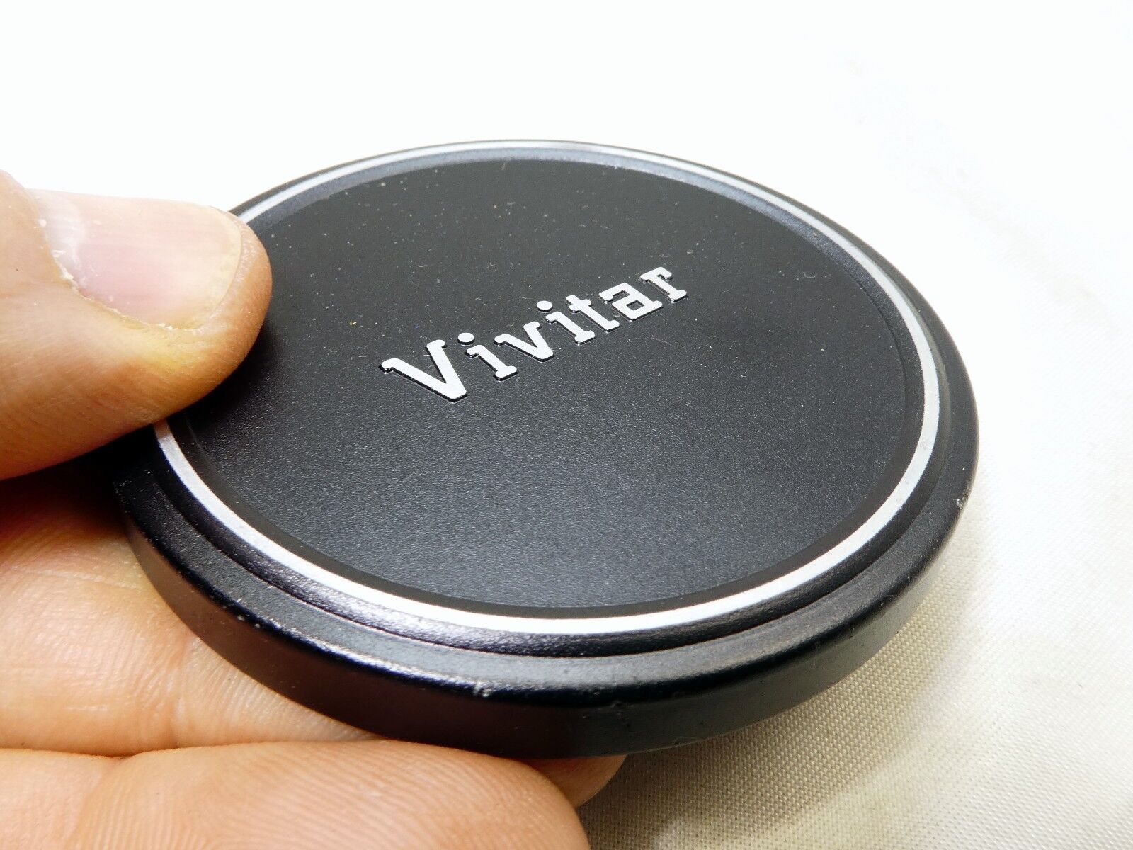 Vivitar  58mm Lens Front Cap Slip on Metal vintage