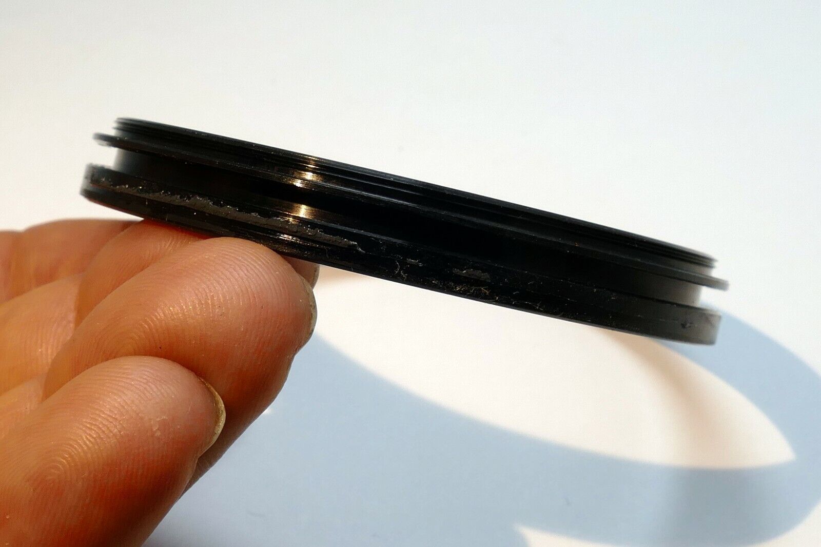 Metal ring 72mm for rubber lens hood (ring only double threaded)