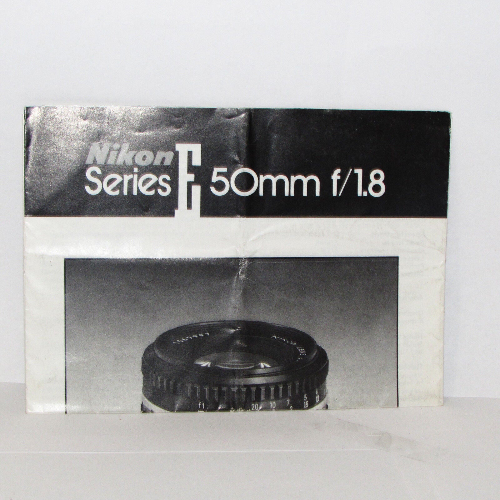 Used Nikon Series E 50mm f/1.8 Lens Instruction Manual Guide  Japan O31237