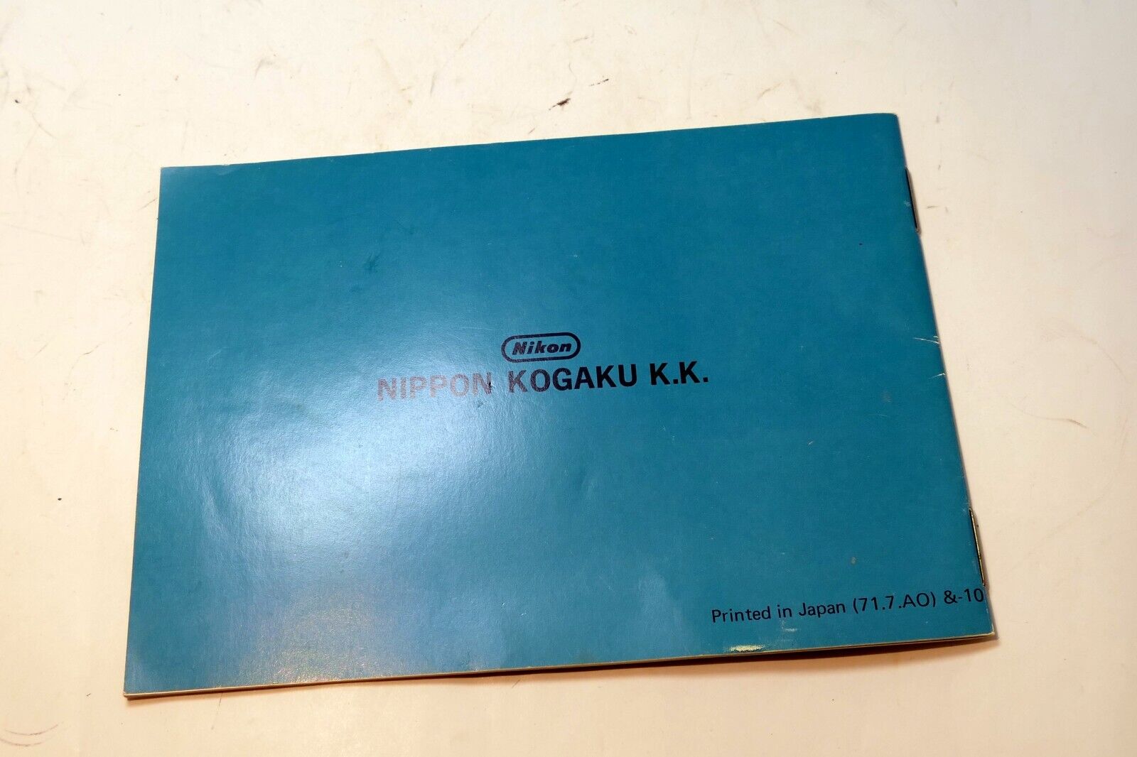 Nikon Micro-Nikkor-P 55mm f3.5  FLENS Instruction Guide Manual 1971