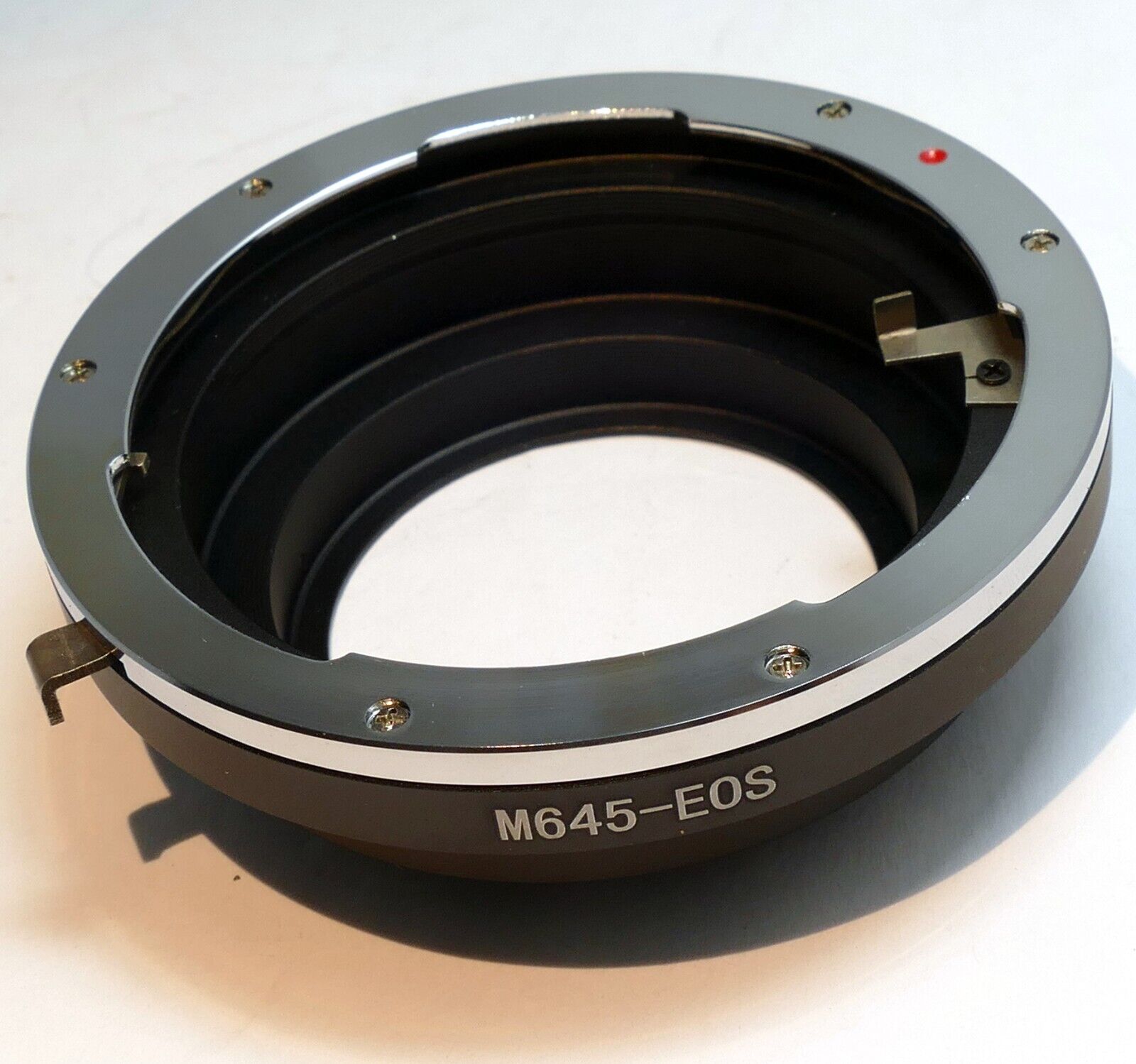 Mamiya 645 Lens mount adapter Ring to CANON EOS EF Camera Full frame 5D 6D