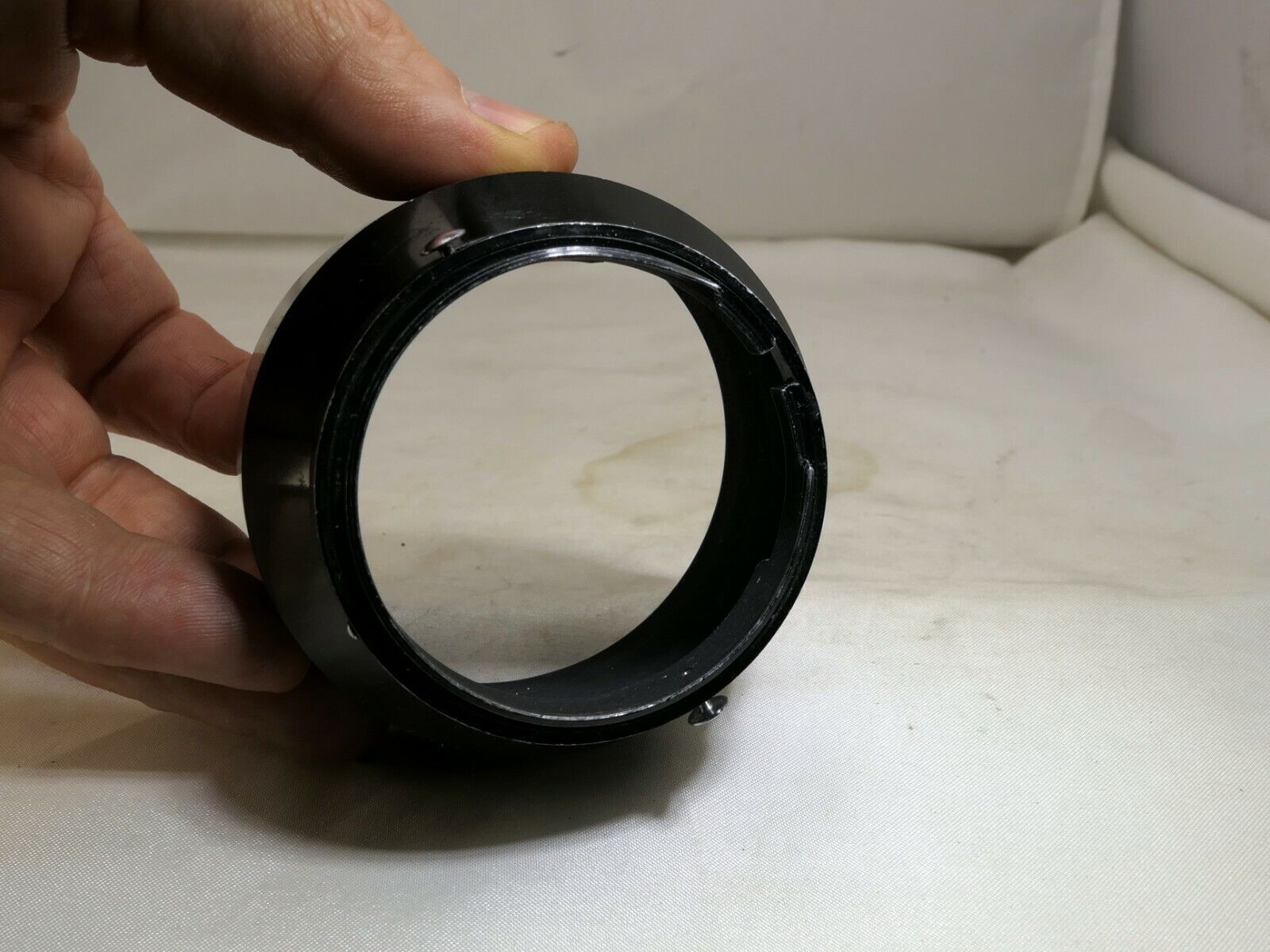 Nikon HS-4 Hood Shade Metal clip on for 135mm f3.5 85mm f2.0 Ai Ai-s Nikkor OEM