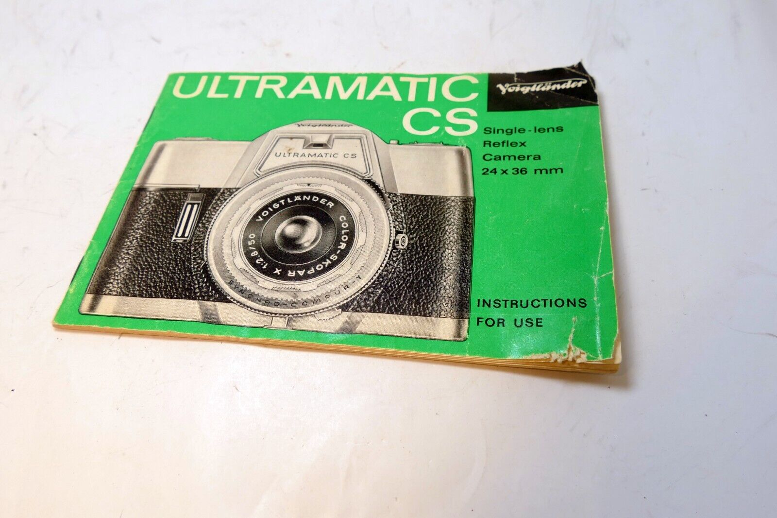 Voigtlander Ultramatic CS  Camera Guide Booklet/Manual  English EN