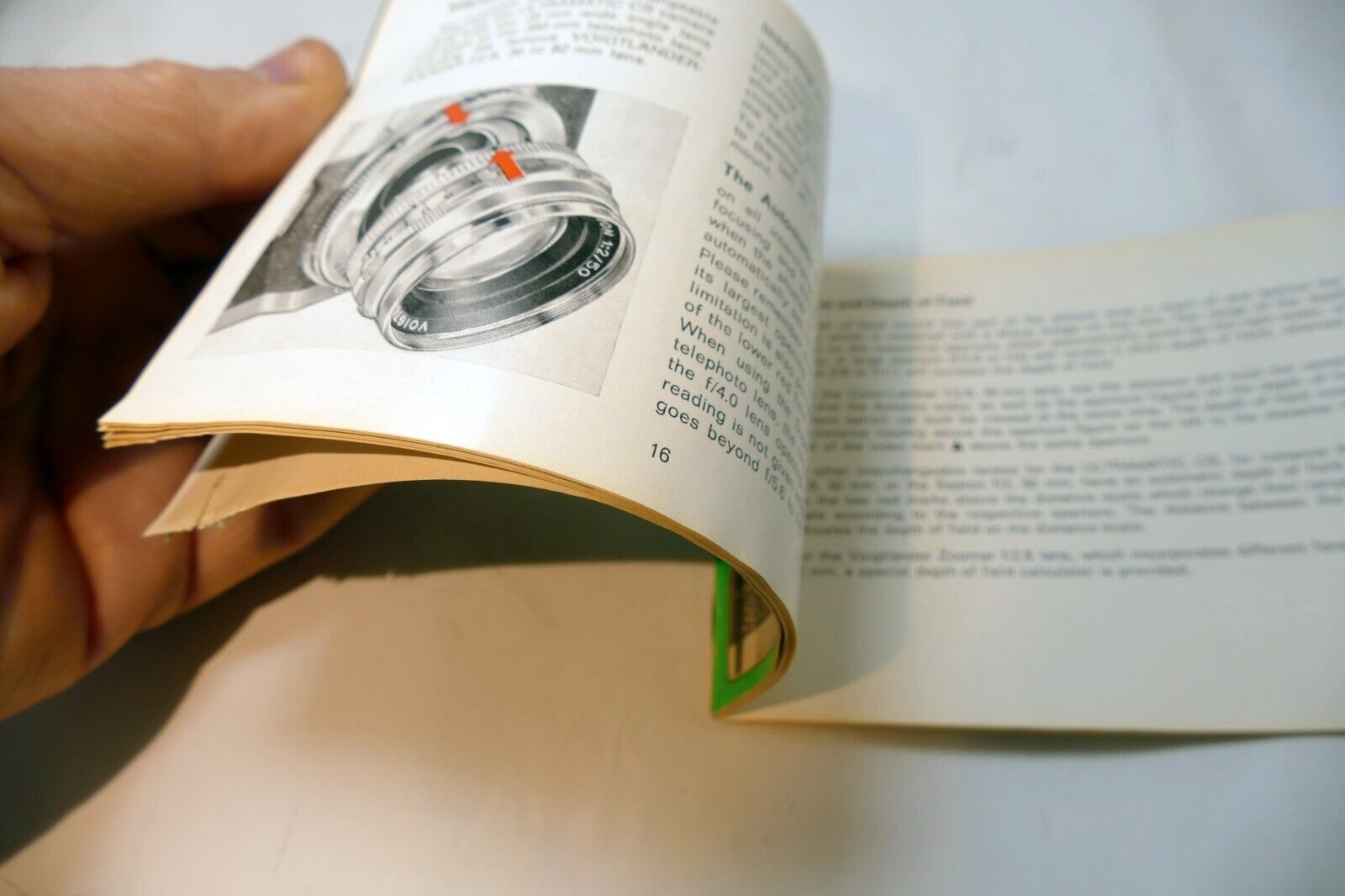 Voigtlander Ultramatic CS  Camera Guide Booklet/Manual  English EN