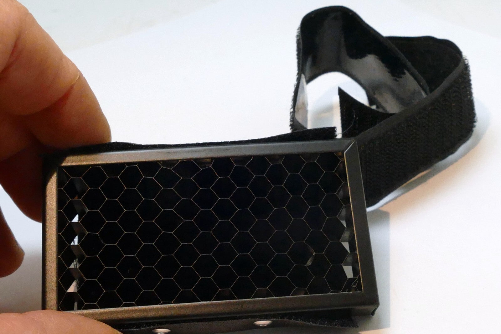Hoop and loop adapter Honeycomb Grid Diffuser for Flash SB 430EX 600EX 700