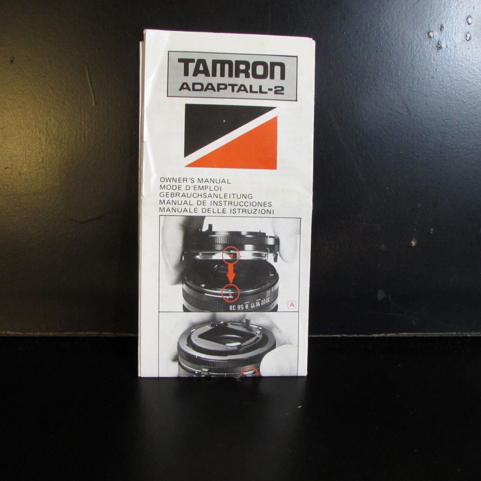 Used Tamron Adaptall - 2 Lens manual Adaper Guide Manual O401411