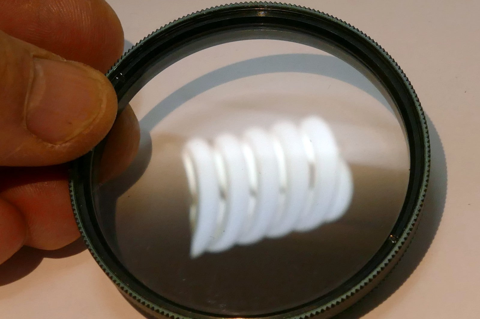 Tiffen 58mm Clear / ND 0.6 graduated Filter USA half frame neutral density