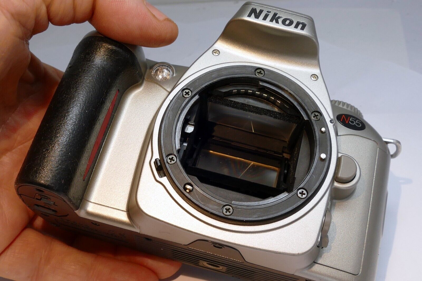 Nikon N55 SLR 35mm Film Camera body only - - untested AS IS, might work or not