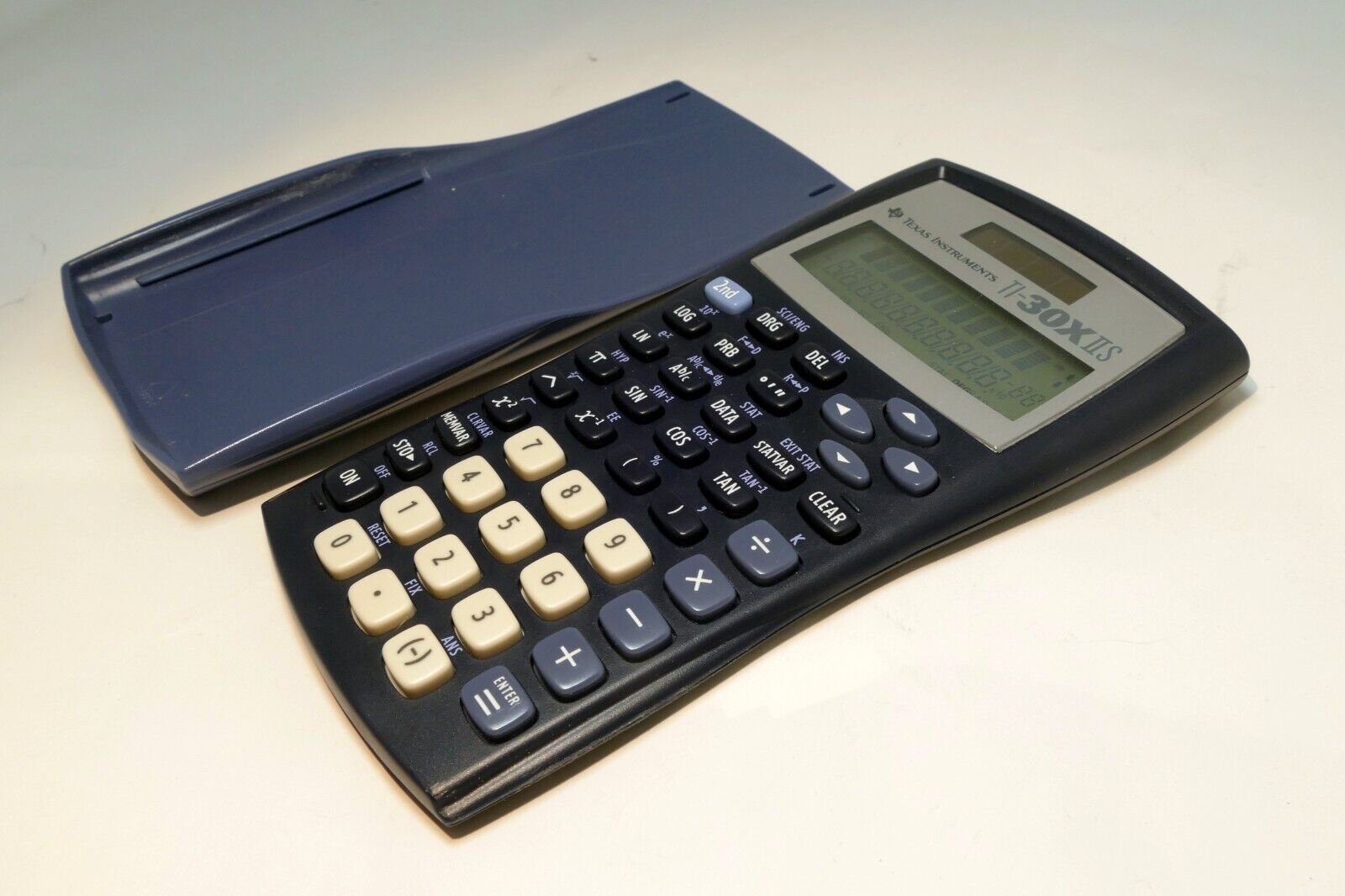 Texas Instruments TI-30XIIS TI-30X II S Scientific Calculator Solar Battery Blue