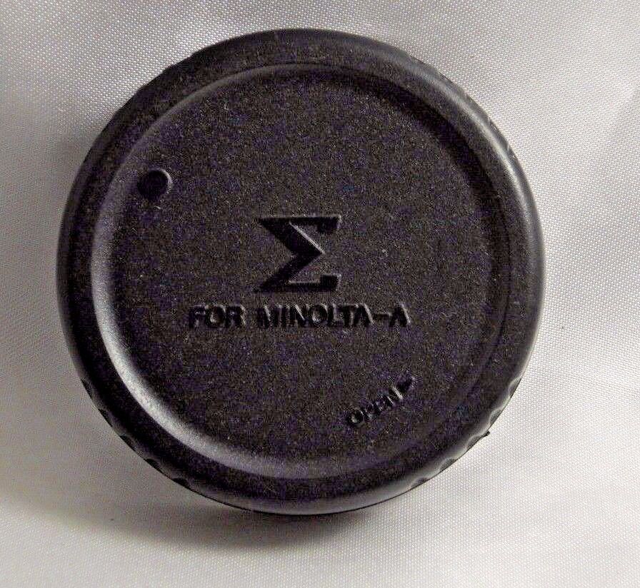 Sigma Rear Lens Cap for Minolta-A - Japan Alpha AF Auto Focus Genuine