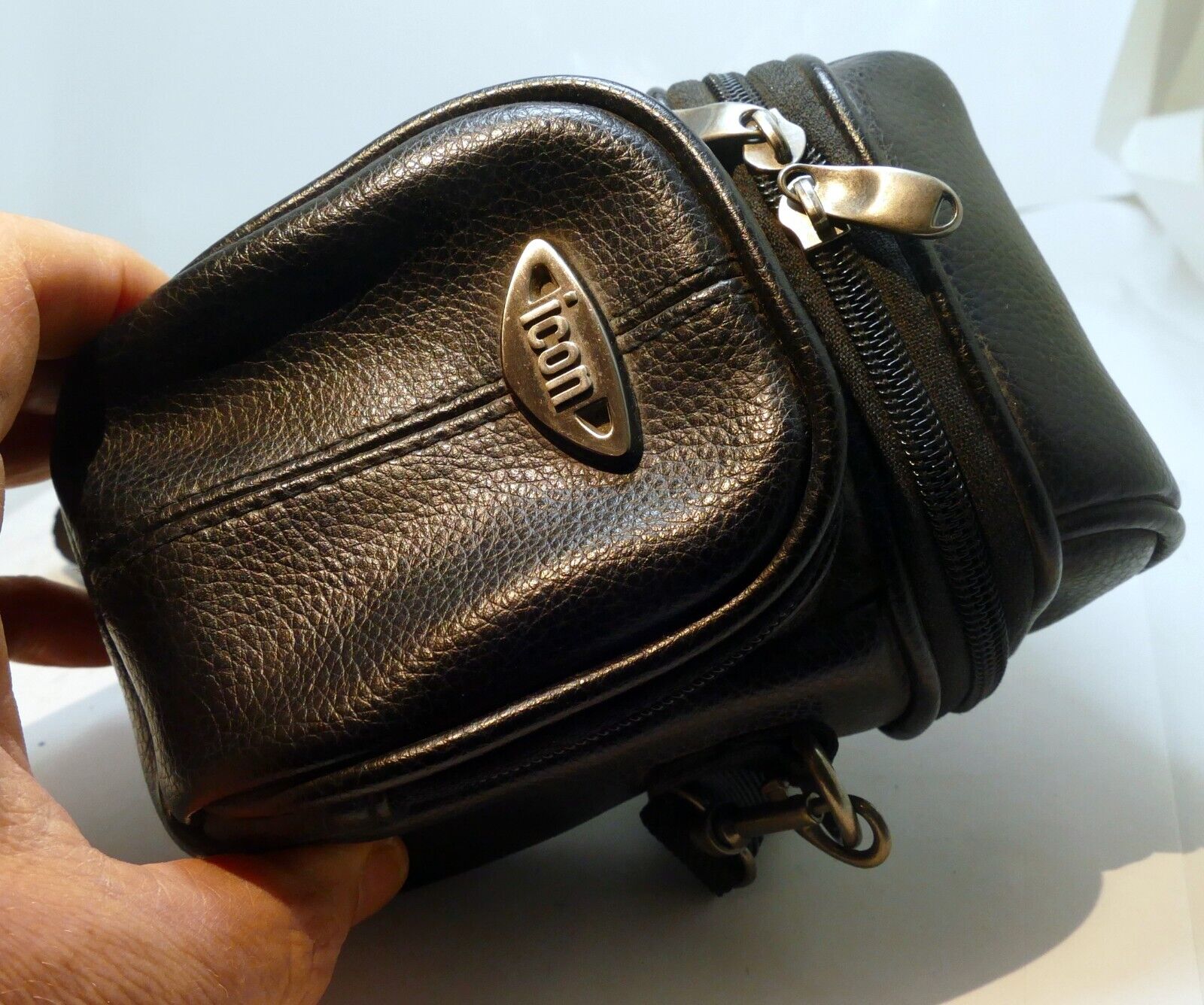 Zeiss Ikon CAMERA CASE with shoulder strap faux leather vintage 4X6" Genuine OEM