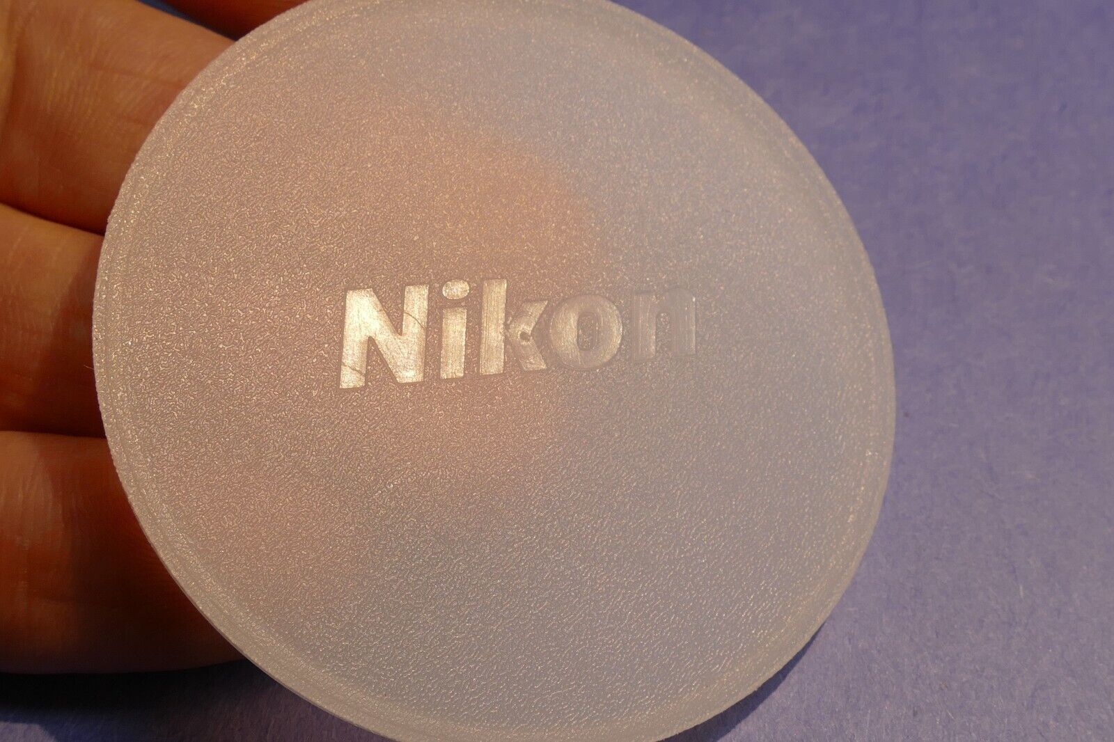 Nikon F Camera Body Cap Dust cover slip on type White   Genuine OEM FM