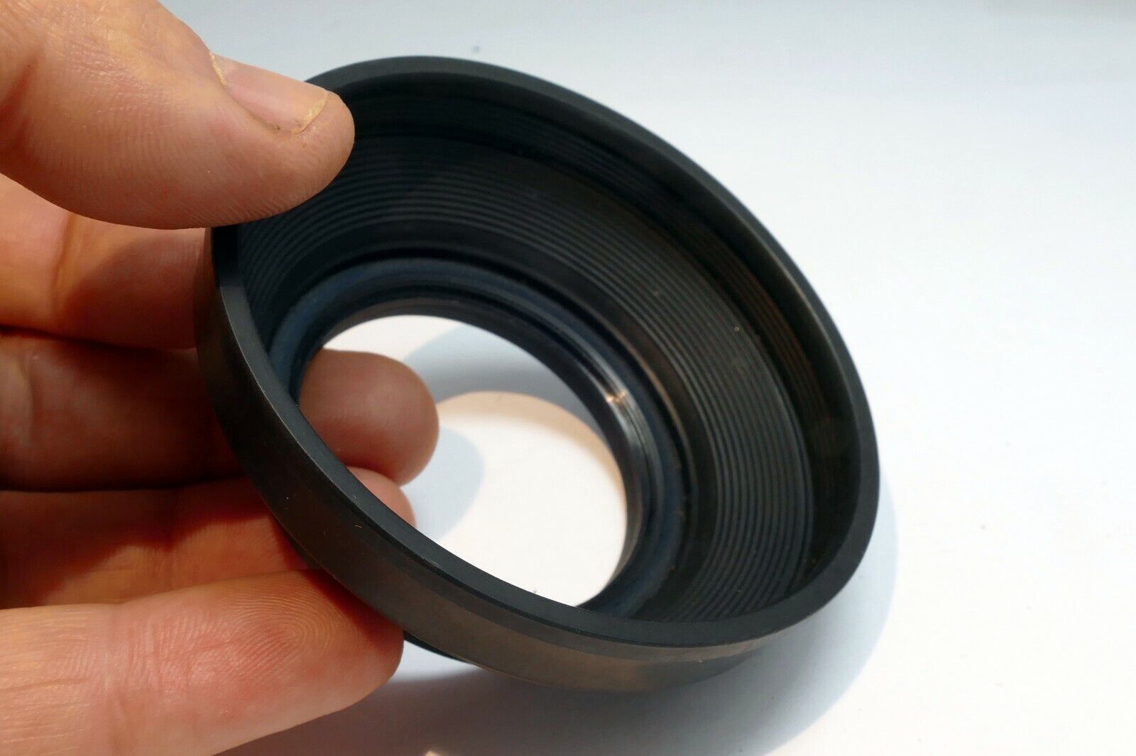 49mm Collapsible Rubber Lens Hood Shade screw in  for 50mm f1.7 f1.8