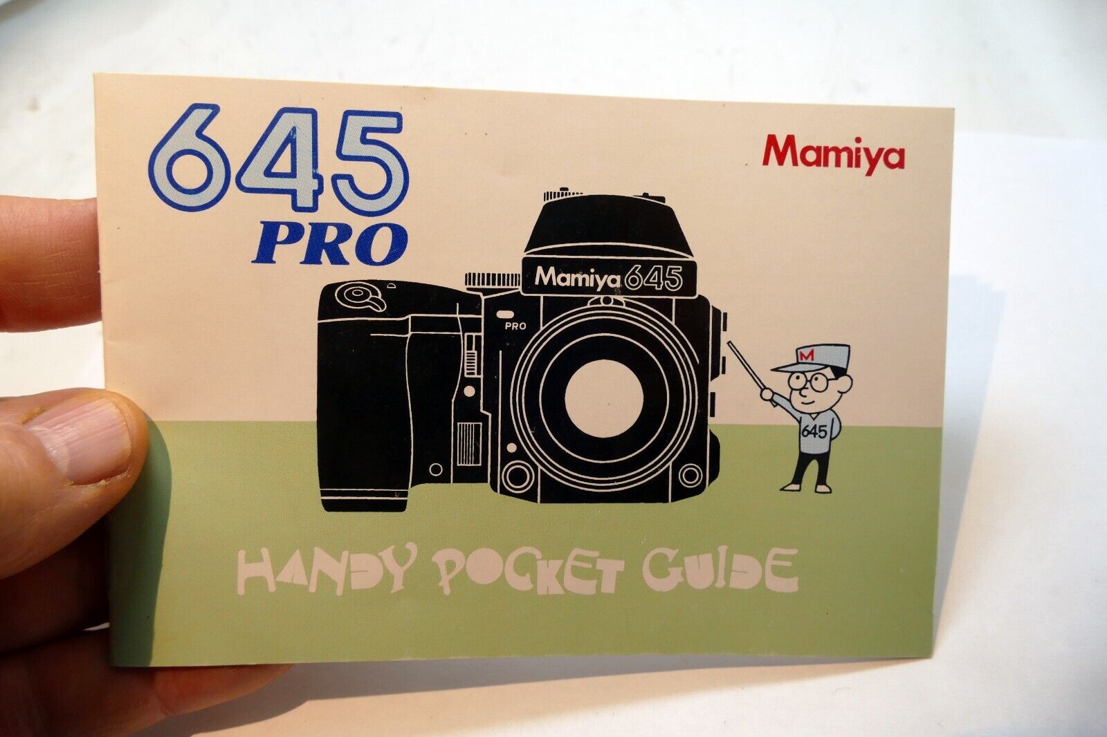 Mamiya 645 PRO Camera HANDY POCKET GUIDE Instruction Manual - concise