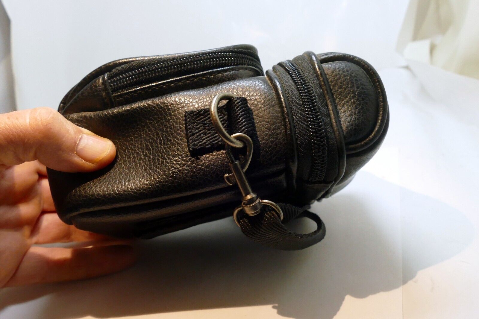 Zeiss Ikon CAMERA CASE with shoulder strap faux leather vintage 4X6" Genuine OEM