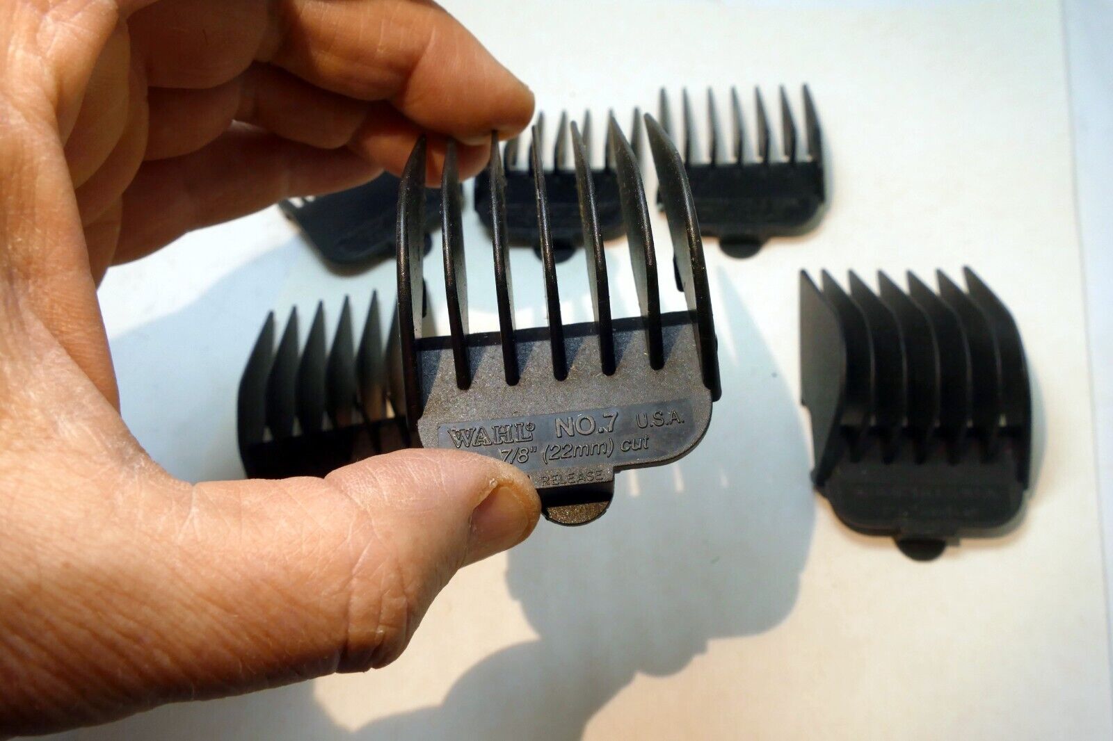 #1 #2 #3 #5 #7 #8  Wahl Guide Comb Attachment mixed lot - missing 4 & 6