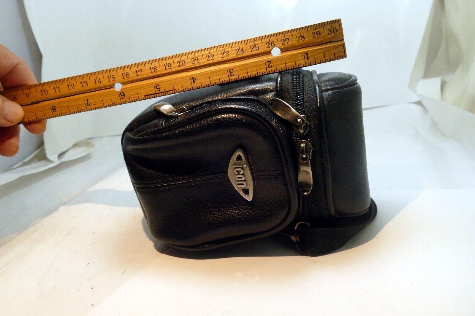 Zeiss Ikon CAMERA CASE with shoulder strap faux leather vintage 4X6" Genuine OEM