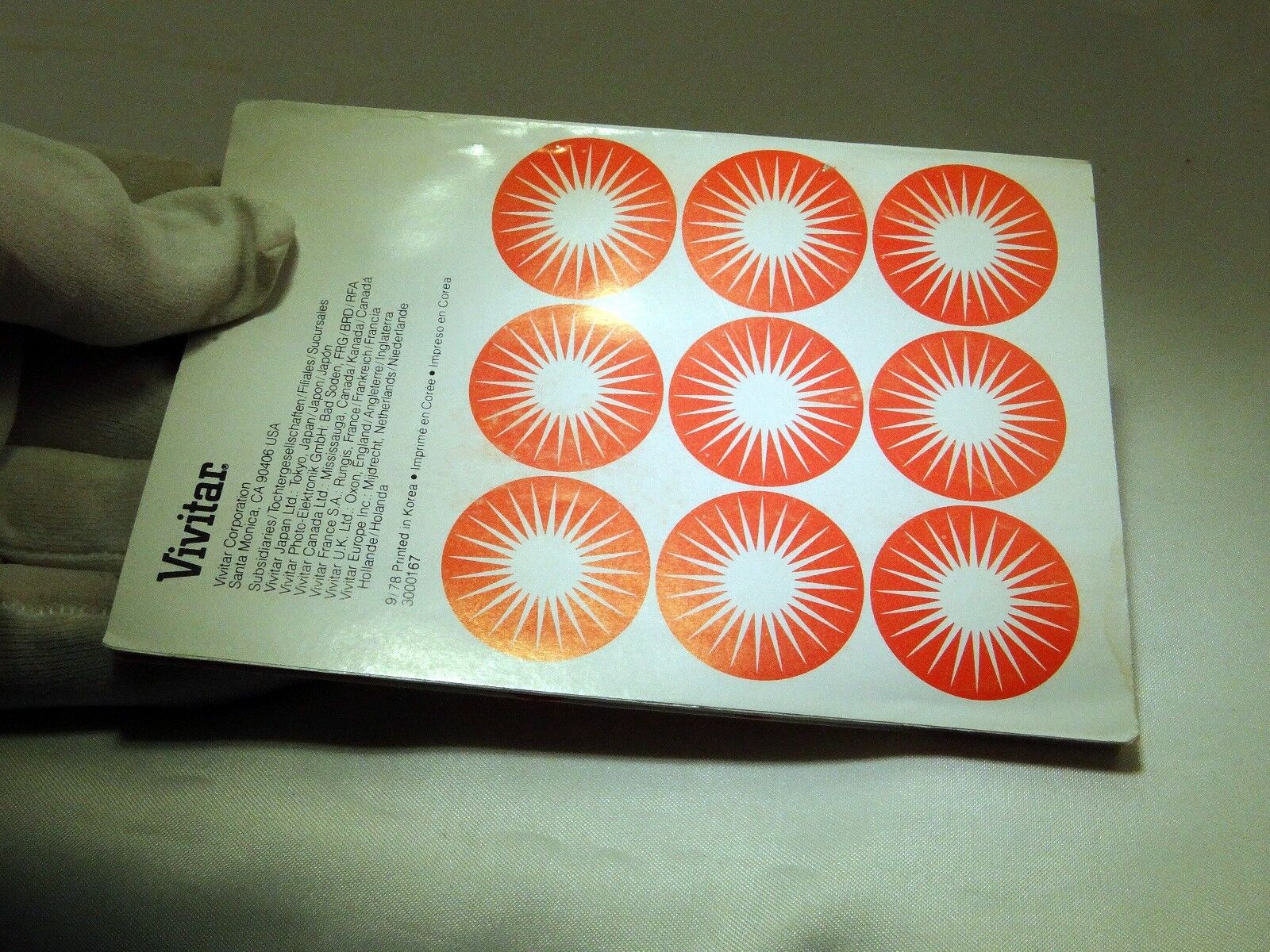Vivitar 283 Electric Flash Manual Guide Instruction 110 pages English Espanol Fr