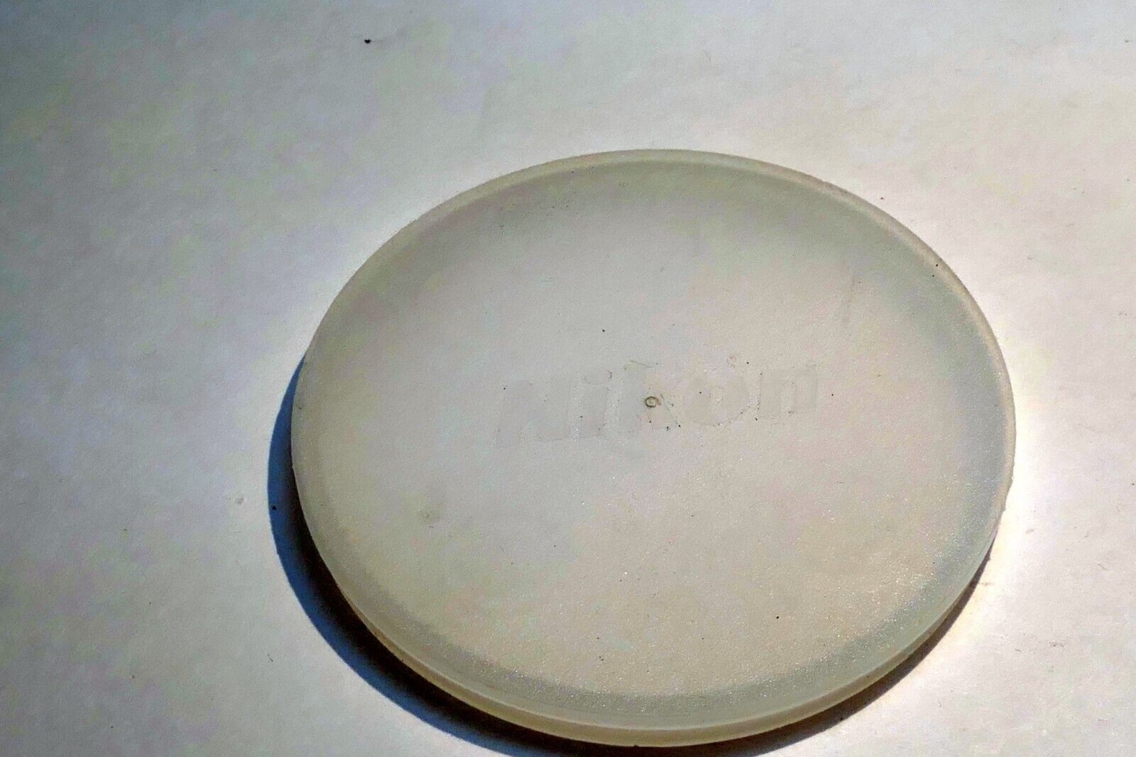 Nikon F Camera Body Cap Dust cover slip on type White Genuine FE FE2