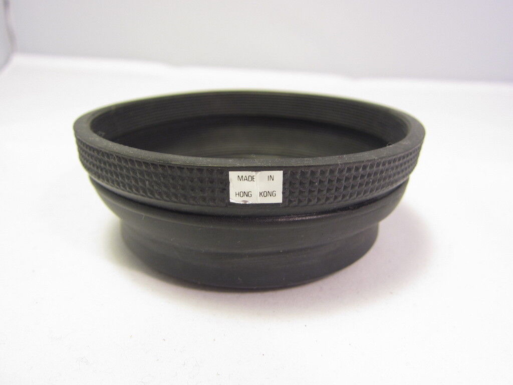 Used Generic brand  Rubber Lens Hood 62mm Made in Honk Kong 6206029