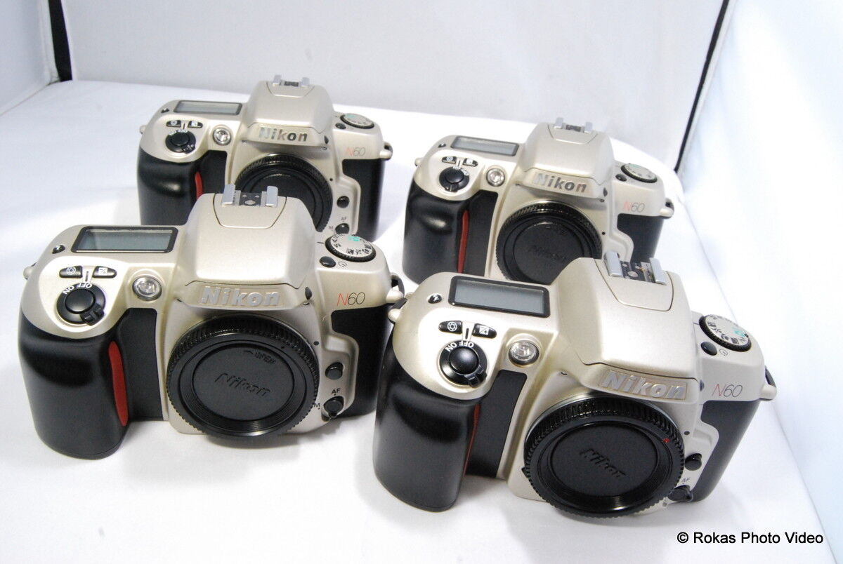 Used Nikon N60 Camera Body Only (Sold Seperately) SN 2559912, 2129320, 2416932,