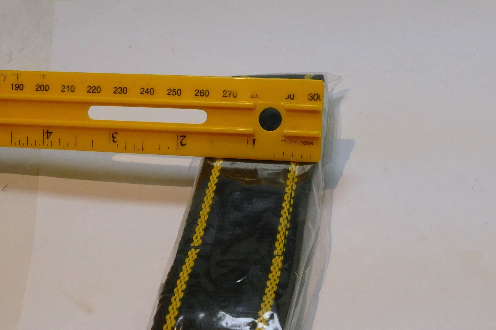 4cm wide Camera Neck Strap Yellow-Black Stripes - New